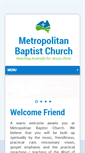 Mobile Screenshot of metropolitanbaptist.net.au